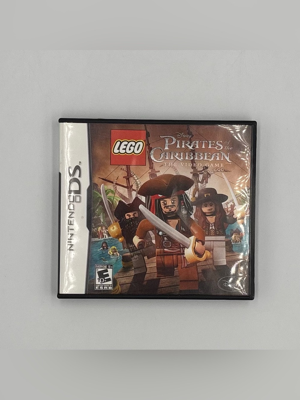 RARE Lego Pirates of the Caribbean Nintendo DS CASE & MANUAL ONLY- NO GAME